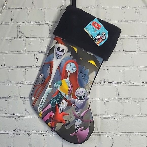 🆕️NWT Disney The Nightmare Before Christmas Collectible Christmas Stocking 16" - Picture 5 of 13